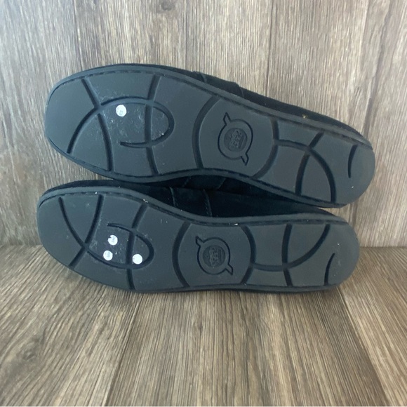 Born Melinda Loafers Women’s 6 Black Leather Suede Slip On Penny Comfy Casual - Picture 7 of 8